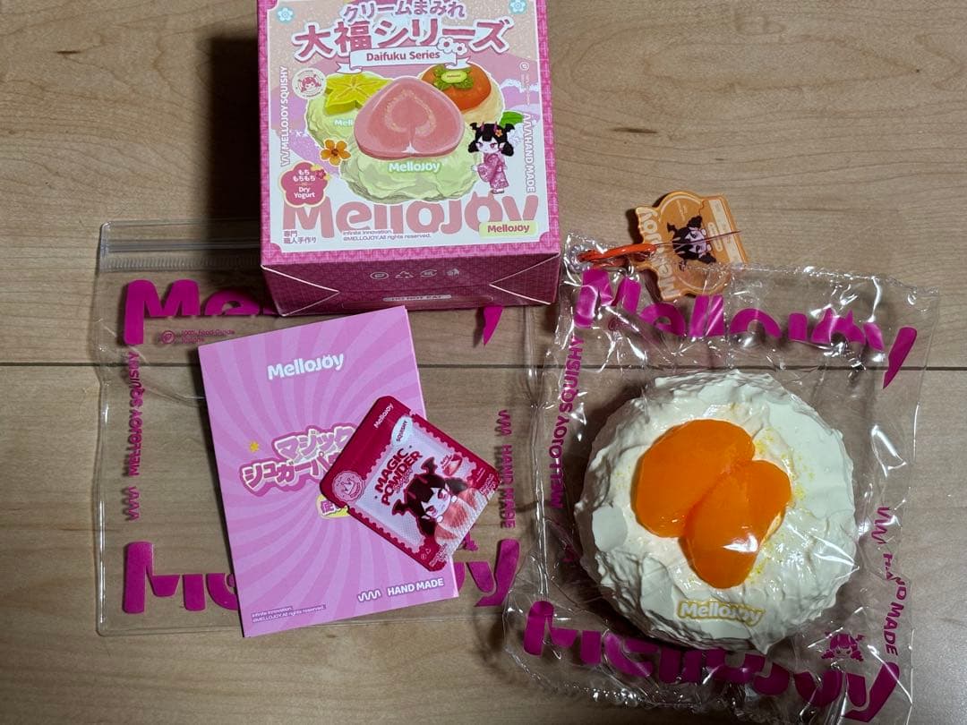 最終お値下げ メロジョイ Mellojoy スクイーズ オレンジ 大福 - メルカリ