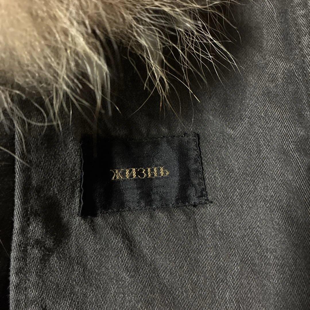 超美品］XH3Hb ゲベック B'2nd グレー ファー付きモッズコート | Shop