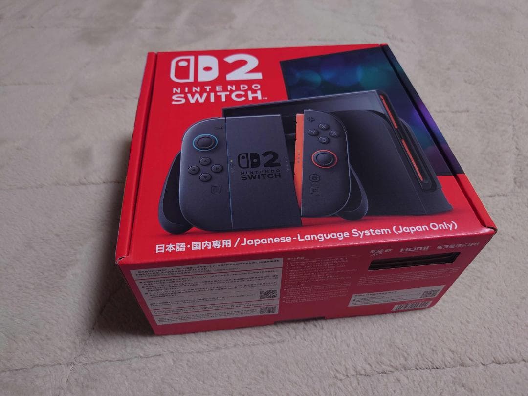 Nintendo Switch2 本体 新品未使用未開封 レシートあり - メルカリ