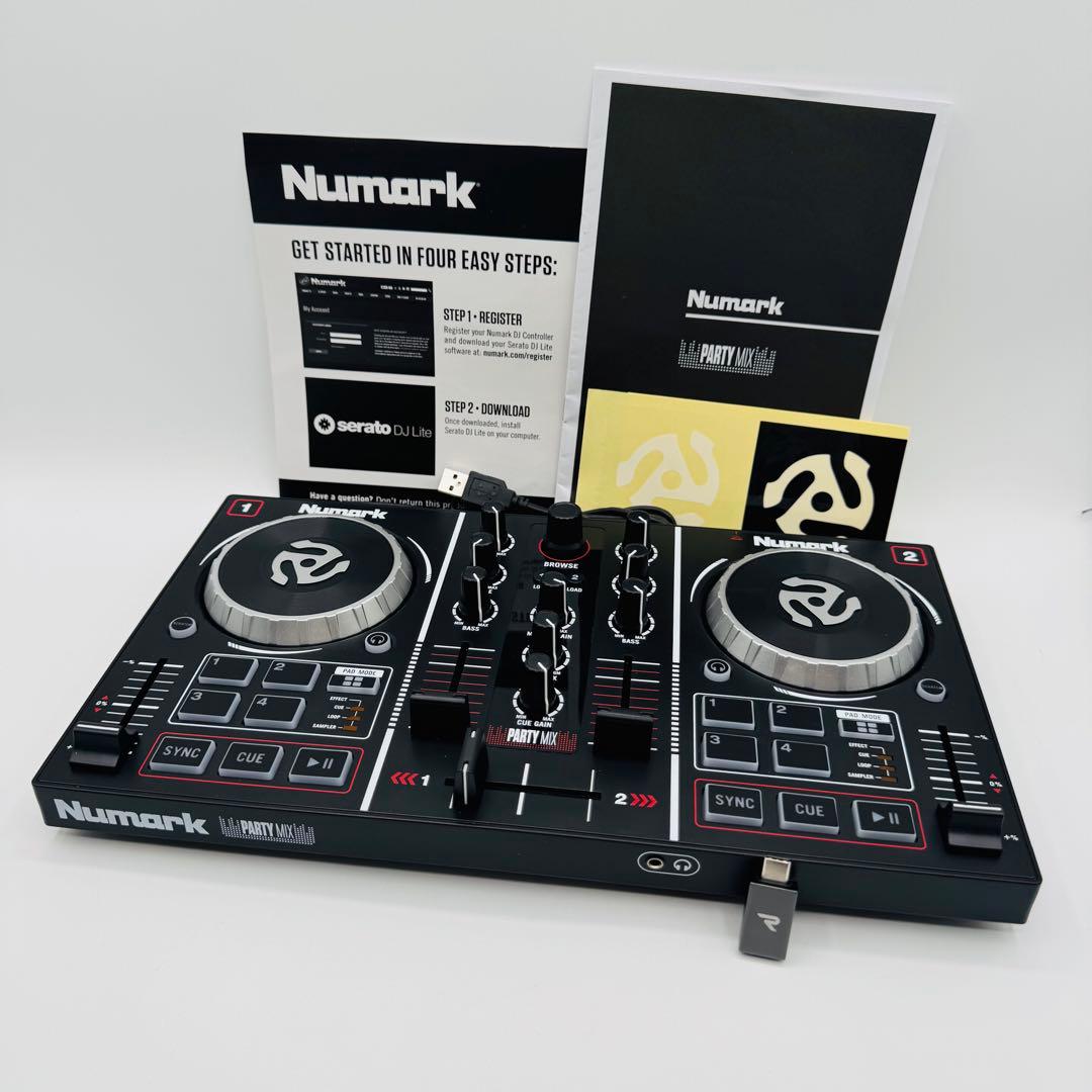 【美品】Numark Party Mix DJコントローラー Amazon.com: Numark Party Mix II DJ Controller with Lights, 2 Decks