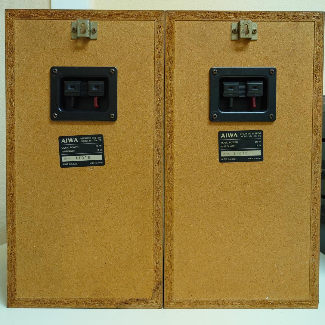 ジャンク】AIWA ミニコンポ LX-3 RX-6 FX-W6 SX-F6
