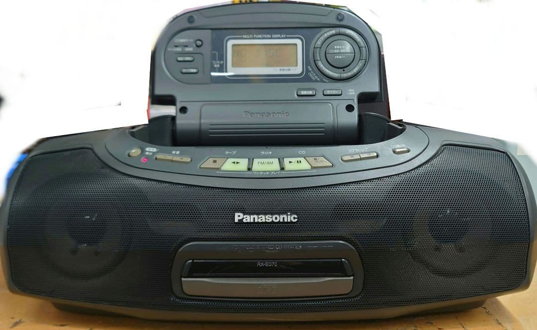 □【希少1995年】Panasonic RX-ED70 コブラトップCDラジカセ - メルカリ