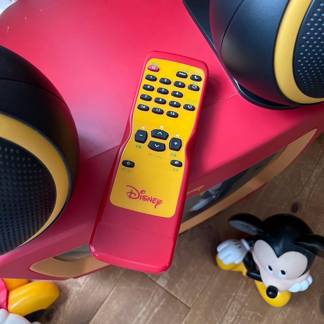 ディズニー 14型ブラウン管テレビ ミッキーマウス レトロ 当時もの