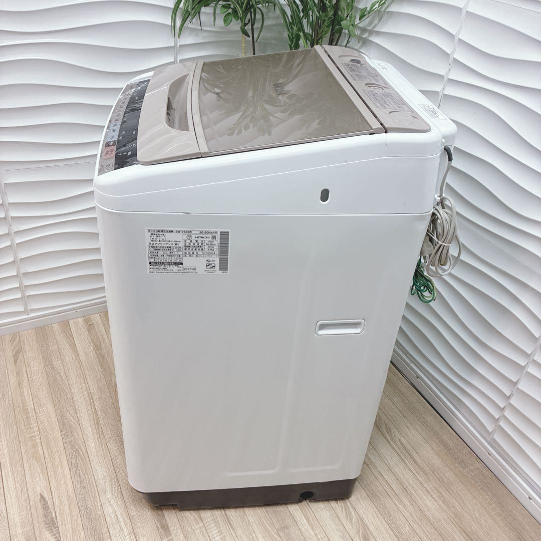 ◇大阪府神戸市配達無料！5ヶ月保証◇日立◇ビートウォッシュ◇洗濯機◇8.0kg◇