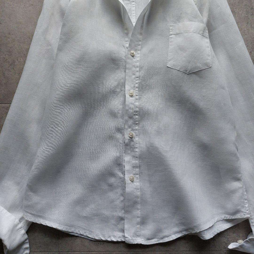 希少Sサイズ FRANK&EILEEN BARRY リネンスキッパーシャツ 白 - メルカリ