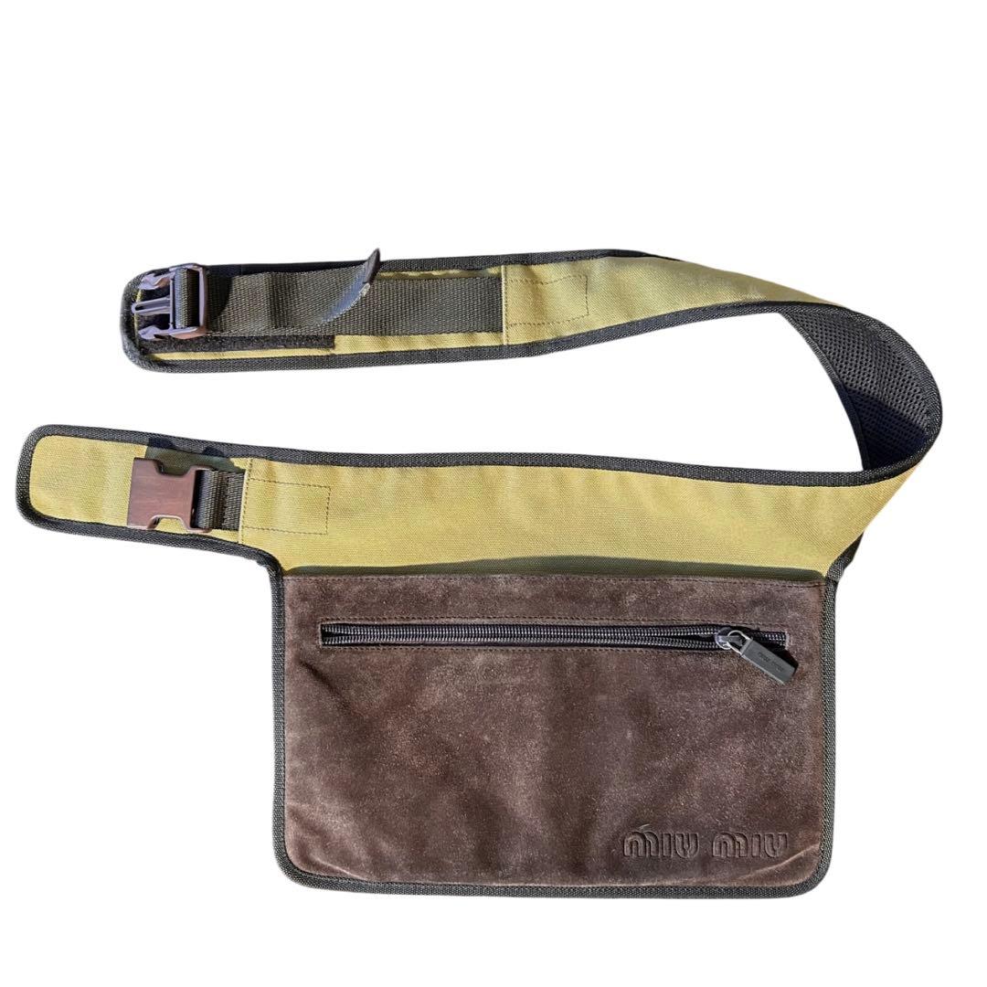 MIUMIU ミュウミュウ ウエストポーチ ミュウ ミュウ(Miu Miu)ミュウ ミュウ MATELASSE マテラッセ ウエスト