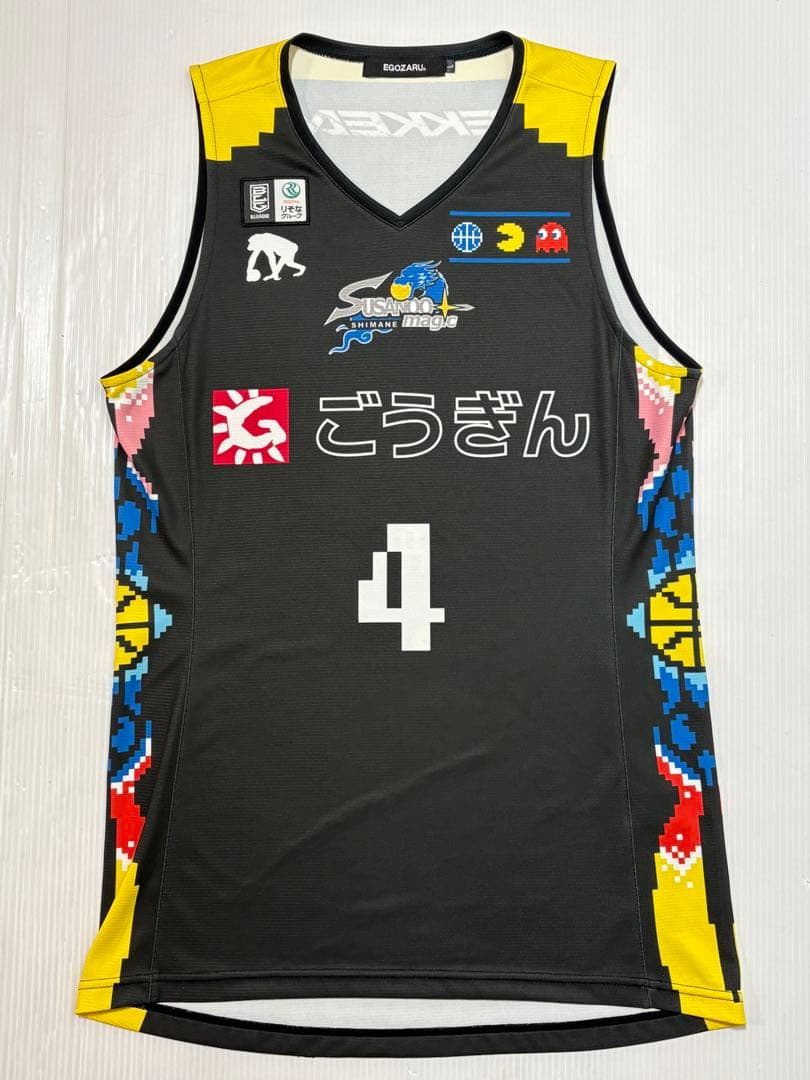 島根スサノオマジック ニック・ケイ 4 バスケットボール ユニフォーム L 島根スサノオマジックのユニフォームデザイン決定！バンダイナムコの