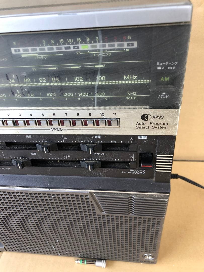 SHARP ザ・サーチャーW GF-808 ラジカセ searcher 年代物 - メルカリ