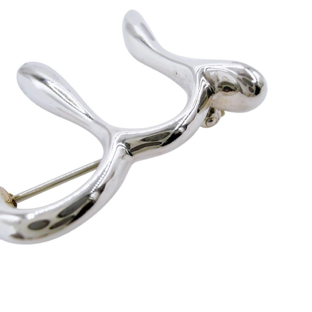 美品✨ティファニー イニシャル ブローチ m シルバー SV 925