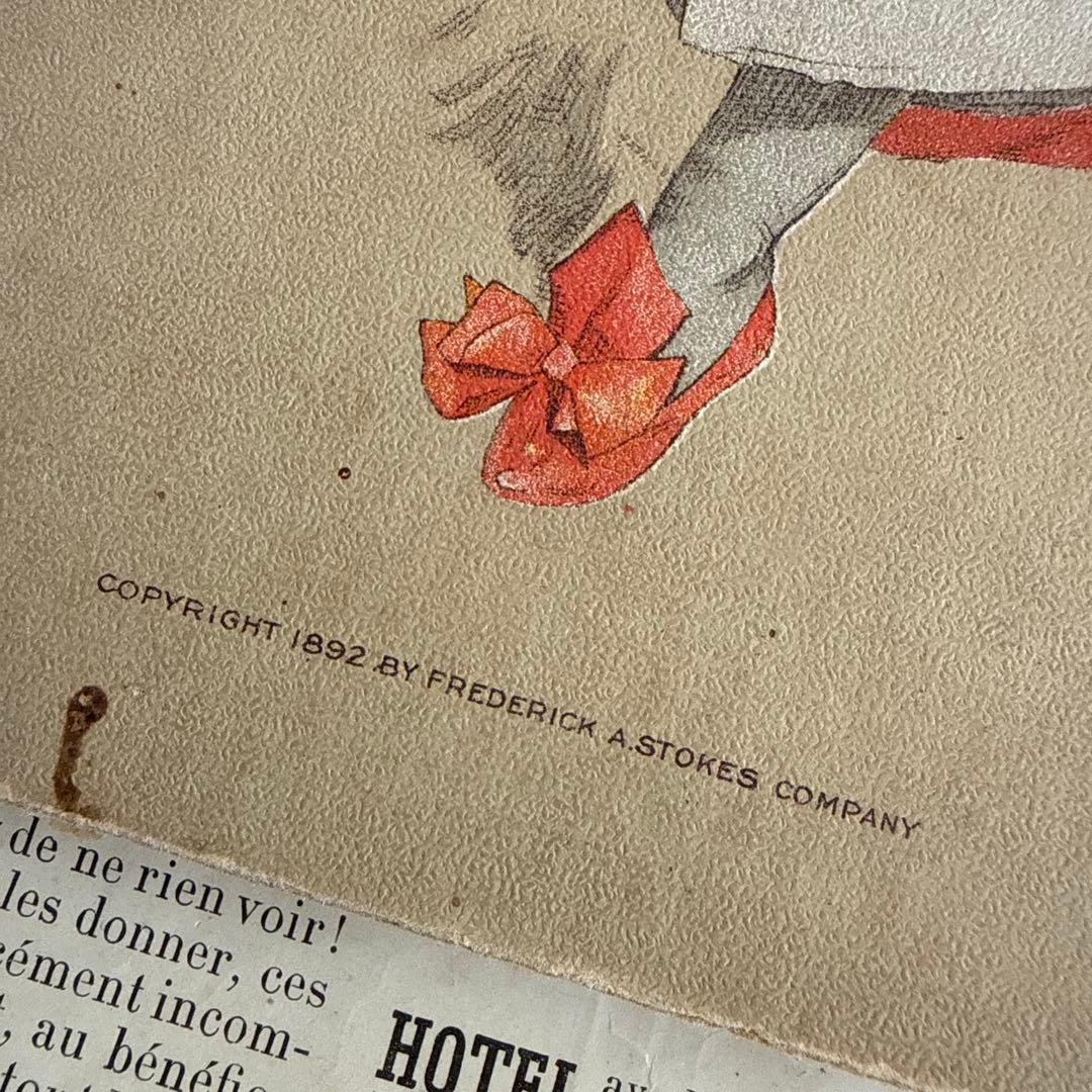 稀少1892年アンティーク愛らしい挿絵の絵本モードハンフリー洋書 童話 古書