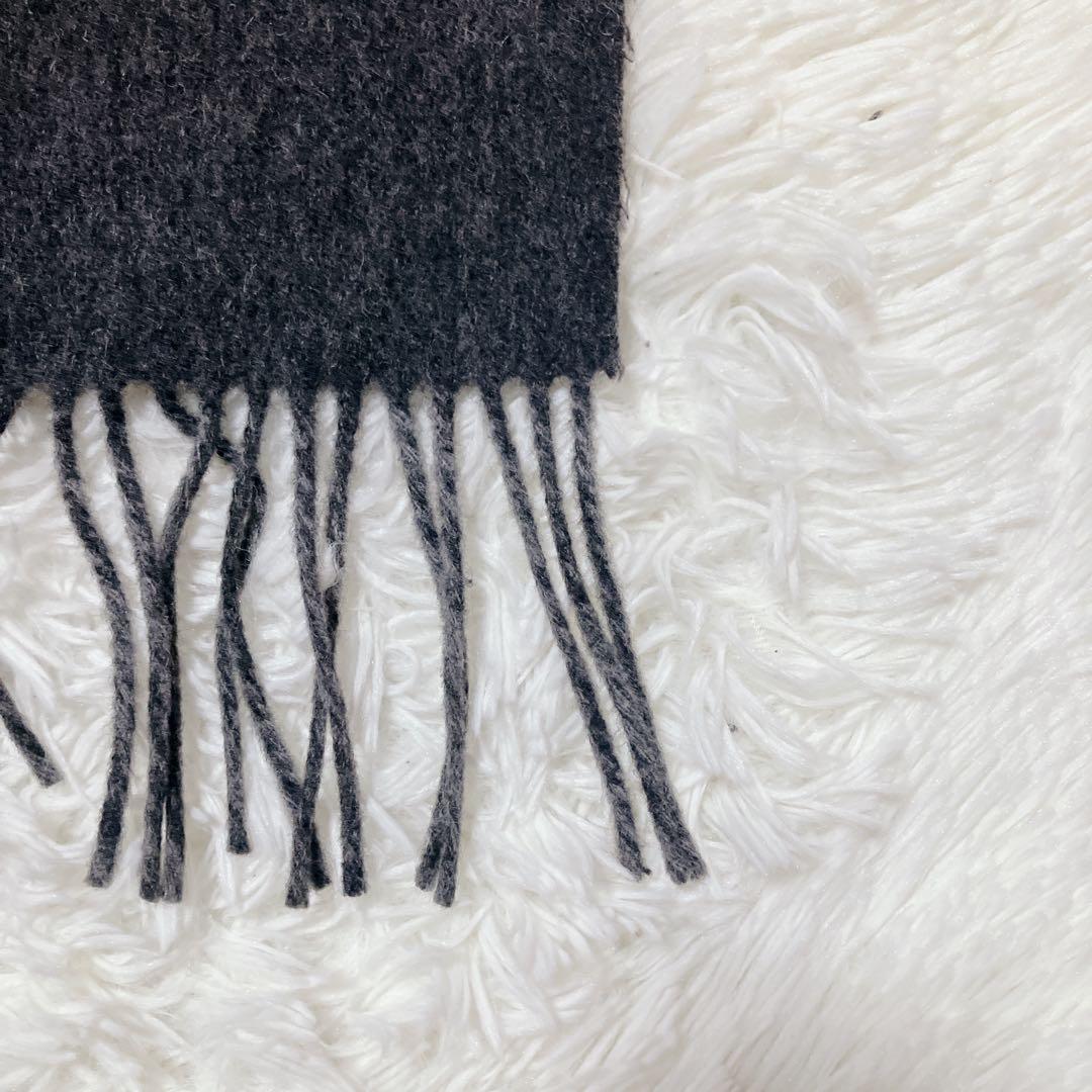 グレースコンチネンタル ポンチョ ストール ラクーンファー グレー