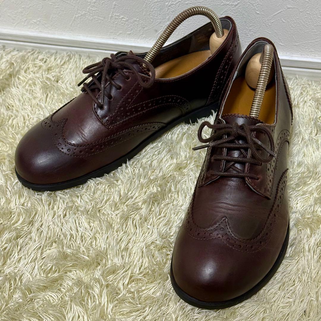 美品✨ ビリケンシュトック　ララミーロー　レースアップシューズ　レザー　茶色 BIRKENSTOCK（ビルケンシュトック） BIRKENSTOCK LARAMIE LOW