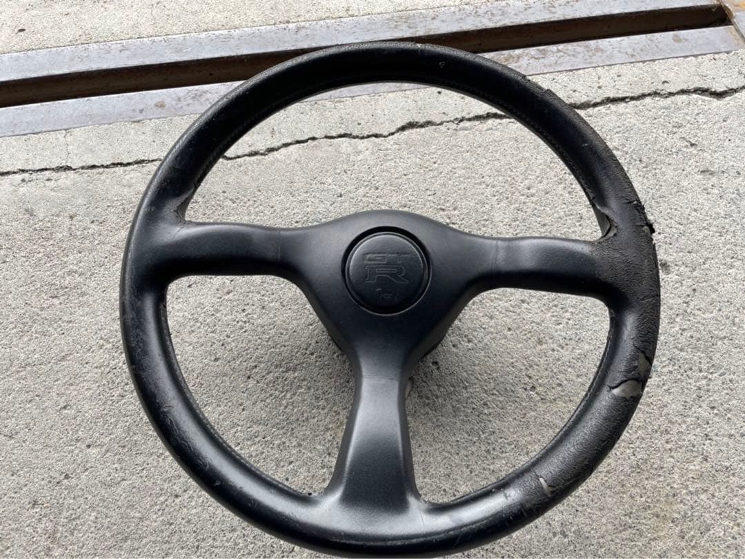 スカイラインGTRステアリング Yahoo!オークション - 日産 スカイラインGTR BCNR33 純正ステアリング