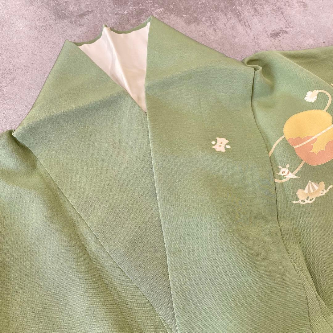 ⭐︎K1007 美品 逸品 上品 金彩加工 宝尽くし 正絹 訪問着 - メルカリ