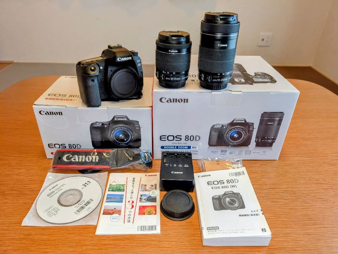 美品！Canon EOS 80D ダブルズームキット 中古】キヤノン EOS 80D ダブルズームキット｜｜カメラのキタムラ