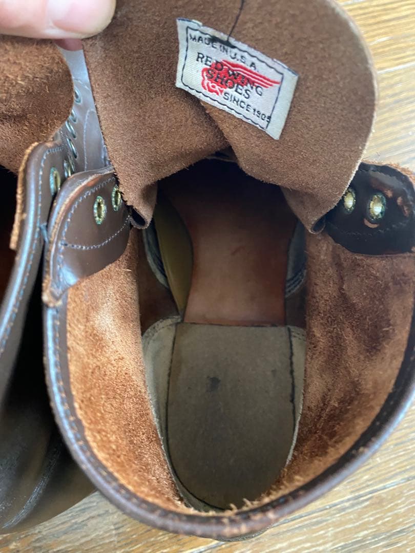 RED WING 8161 ガラスレザー ダークブラウン US7D[25cm] - メルカリ