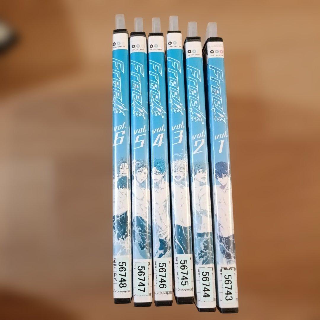 Free! DVD 全6巻セット レンタル使用品 - メルカリ