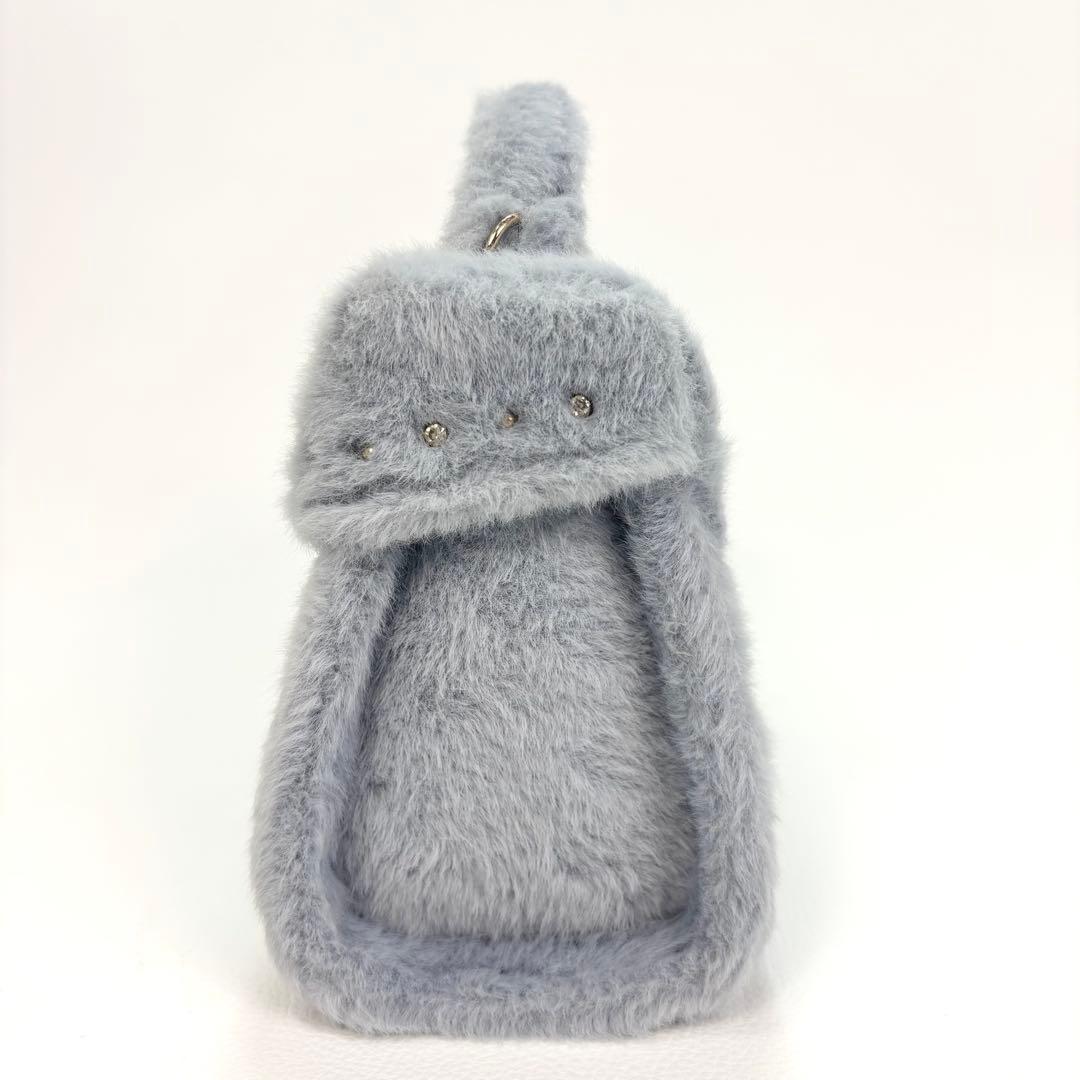 美品✨CELFORD 【リュタン】ビジュースタッズファーポシェットSAX