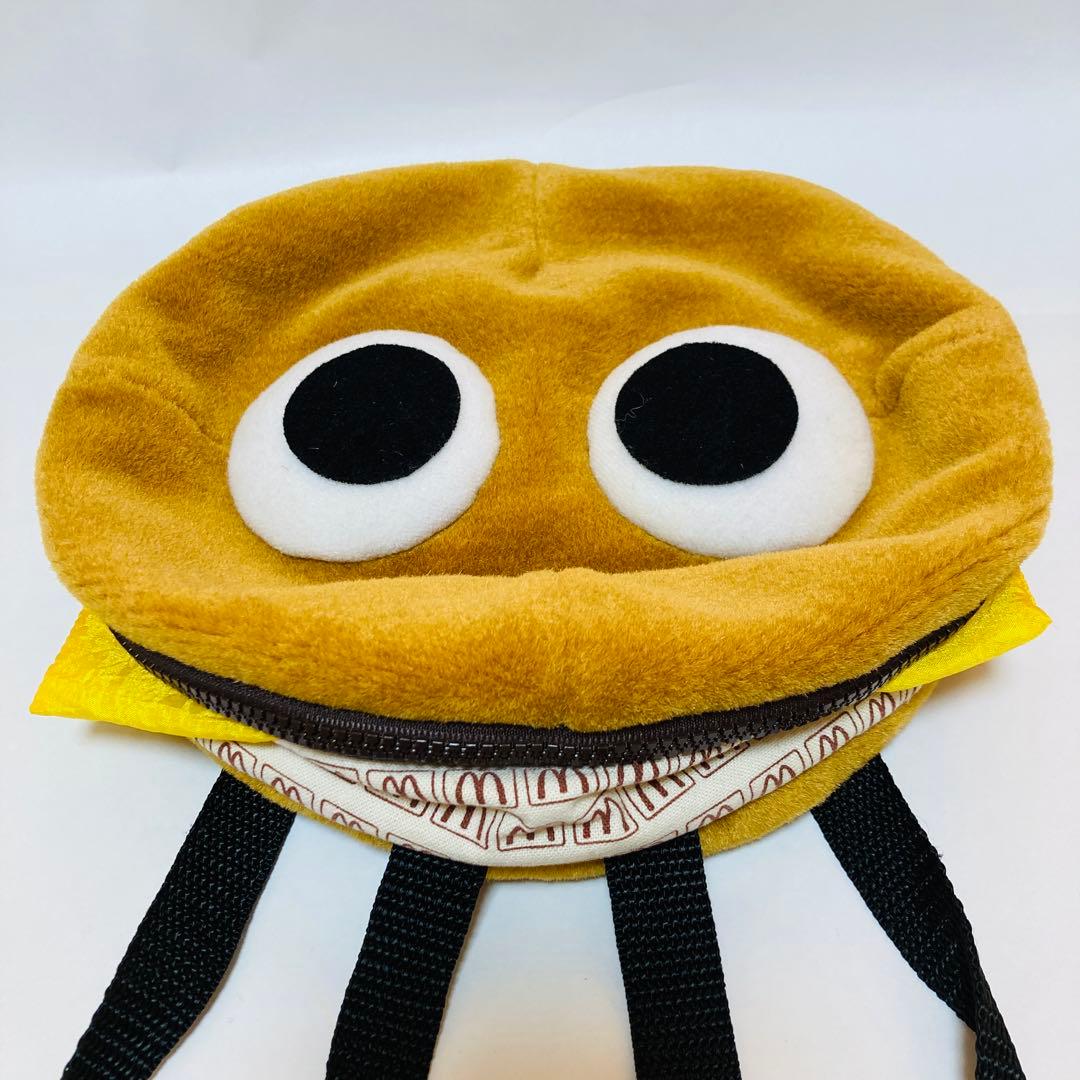 希少 ヴィンテージ マクドナルド ハンバーガー型リュック ぬいぐるみ