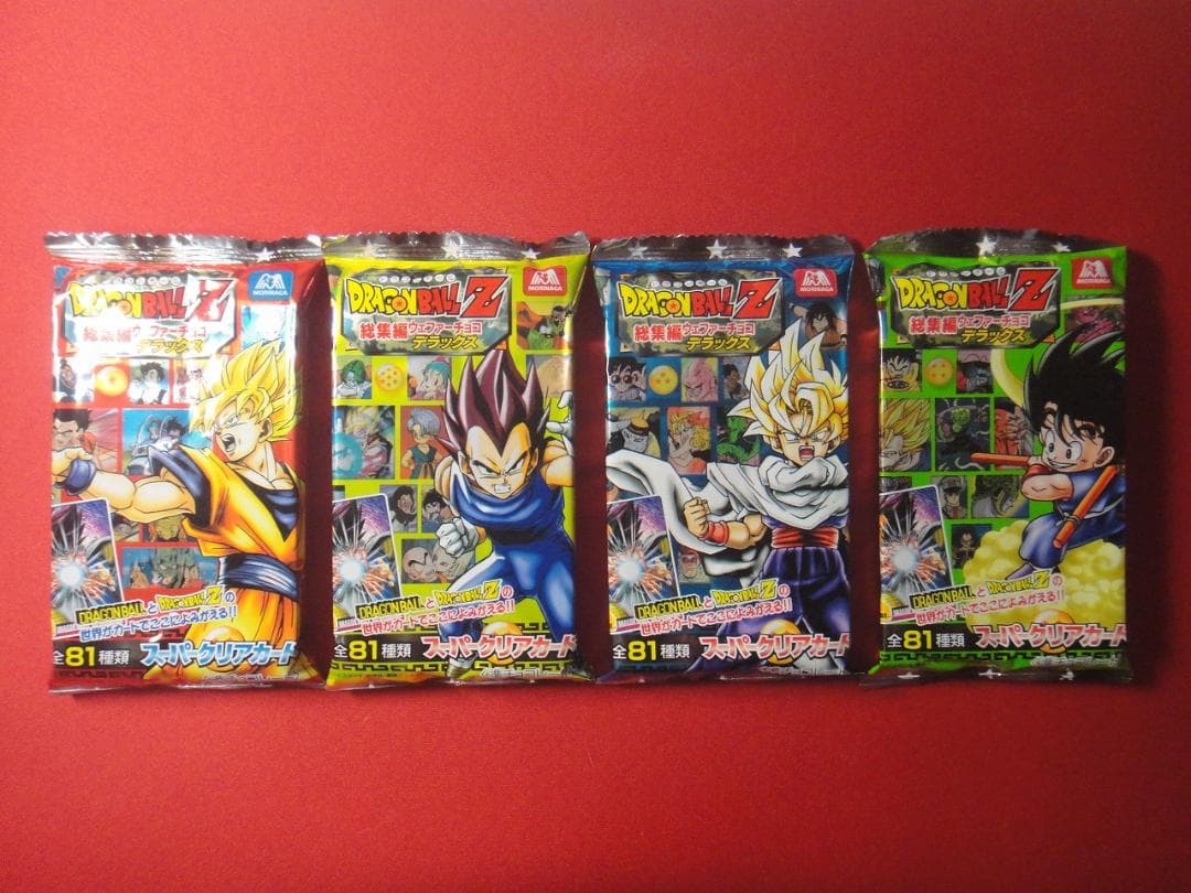 ドラゴンボール　ウエハース　総集編 森永　4個セット ドラゴンボール森永ウエハースカード4枚セット - メルカリ