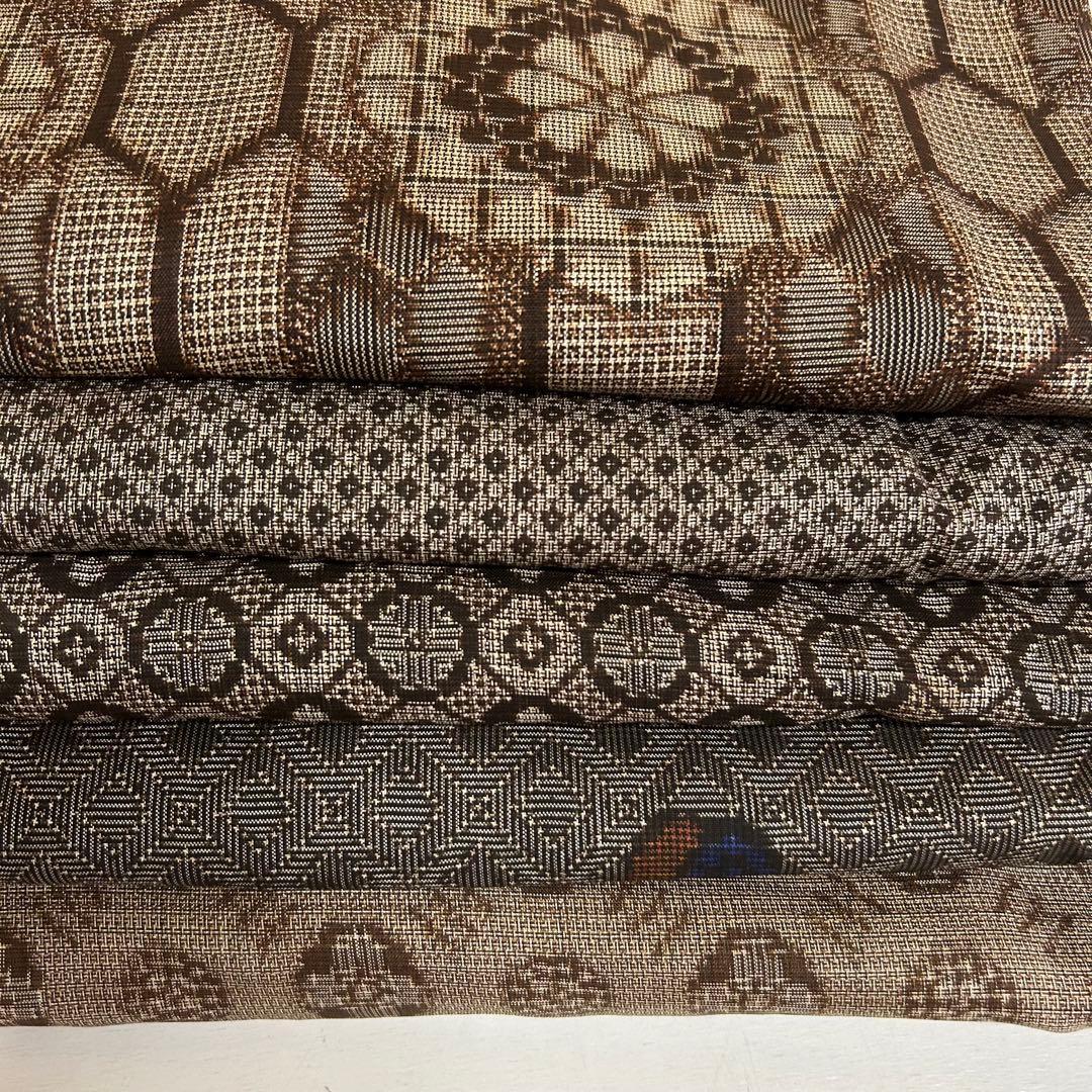 アンティーク 大島紬 着物 正絹 5着 まとめ売り リメイク材料 5127