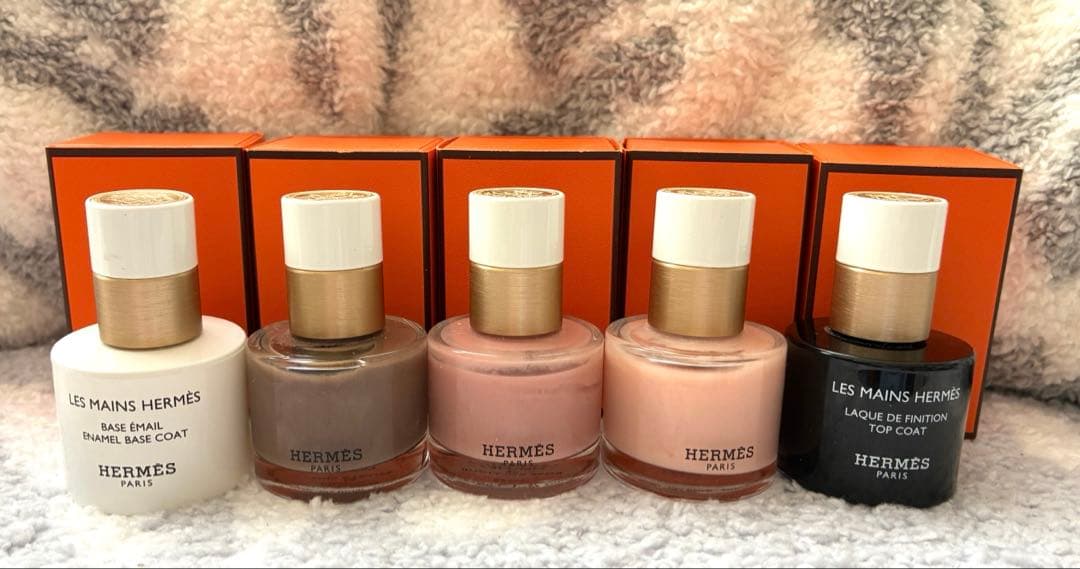 エルメス　人気色03 06 80 ➕ベースコート&トップコート　5点セット 楽天市場】HERMES エルメス トップコート ベースコート 〈レ マン