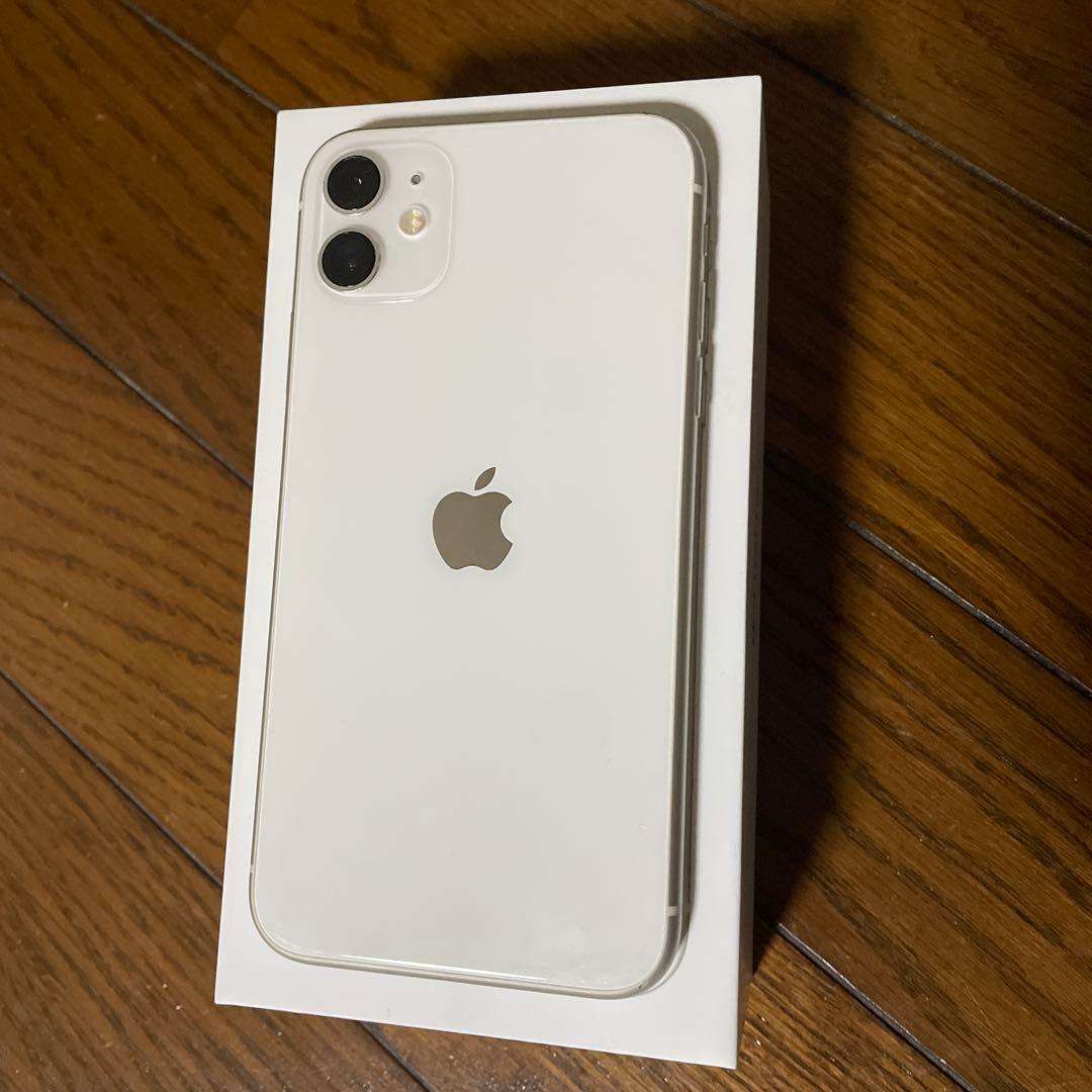 ジャンク品【画面割れ】iPhone 11 64GB ホワイト 本体 iPhone 11 64GB White simフリー ジャンク（33573）¥8,000（Sさんの