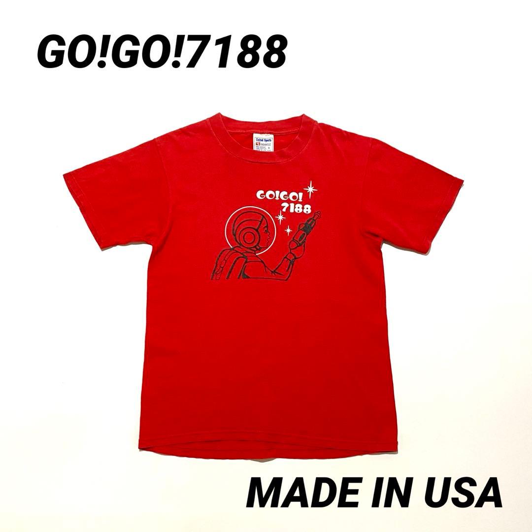 USA製 GO!GO!7188 バンドTシャツ ミュージック 赤 Sサイズ - メルカリ