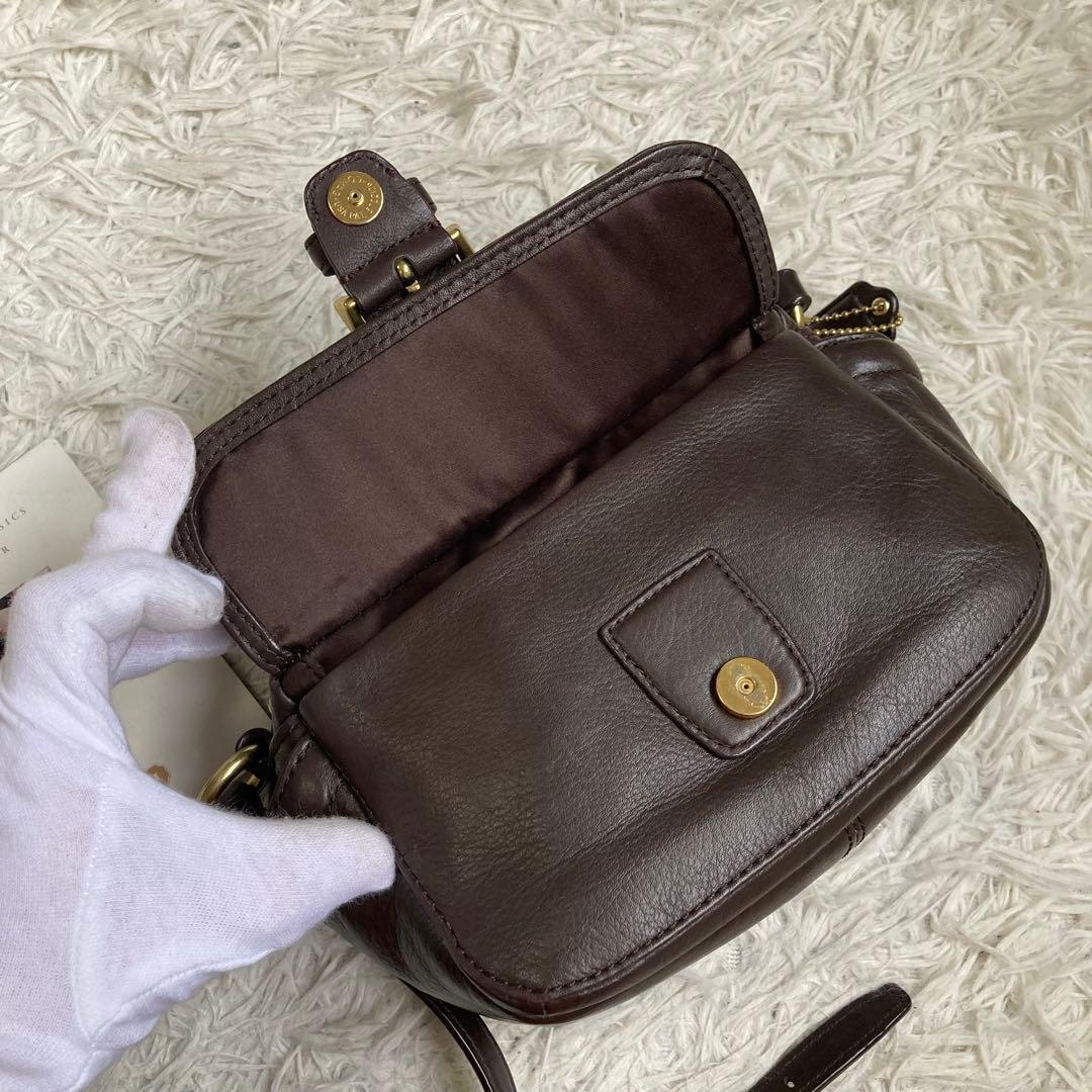 vintage coach archive y2k キャンベル カメラバッグ 茶 - メルカリ