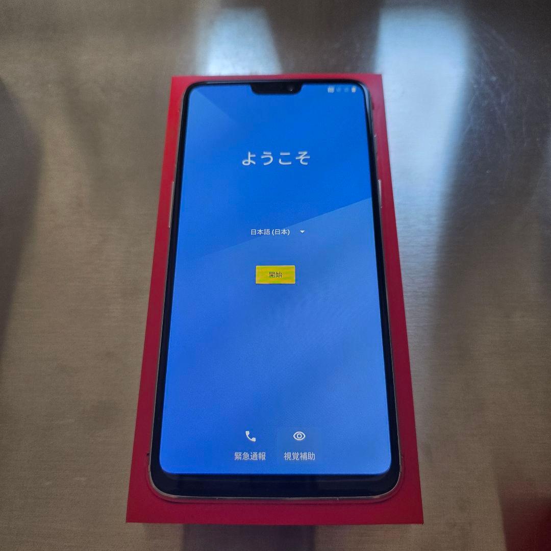 OnePlus 6 ホワイト 8gb/128gb Simフリー 外箱等付属品付き - メルカリ