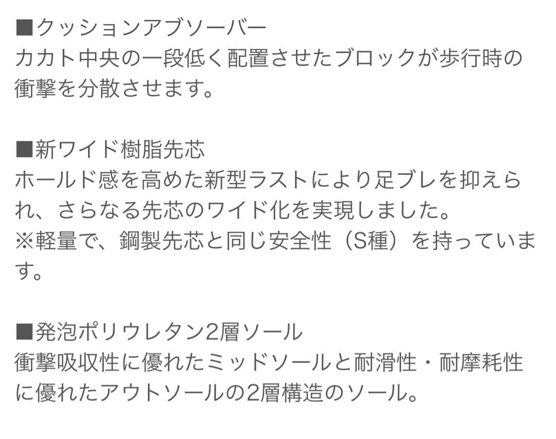 ミドリ安全　安全靴 25.0cm