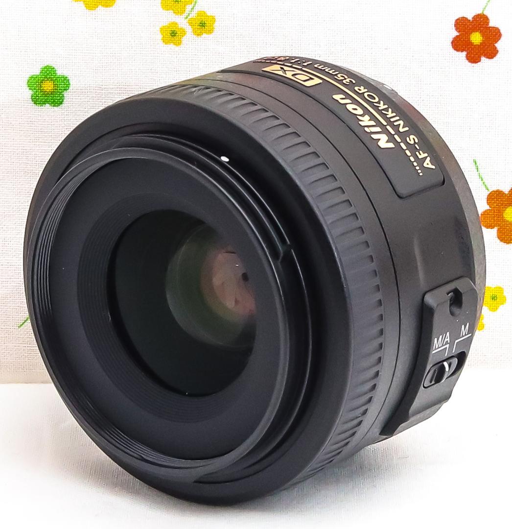 美品☆Nikon NIKKOR 35mm f1.8☆単焦点レンズ☆付属品多数 ニコン 交換用レンズ AF-S DX NIKKOR 35MM F1.8G AF-S DX NIKKOR 35MM
