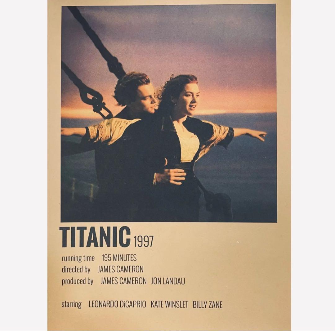 K167A3 タイタニック 映画 ポスター 洋画 レオナルド・ディカプリオ