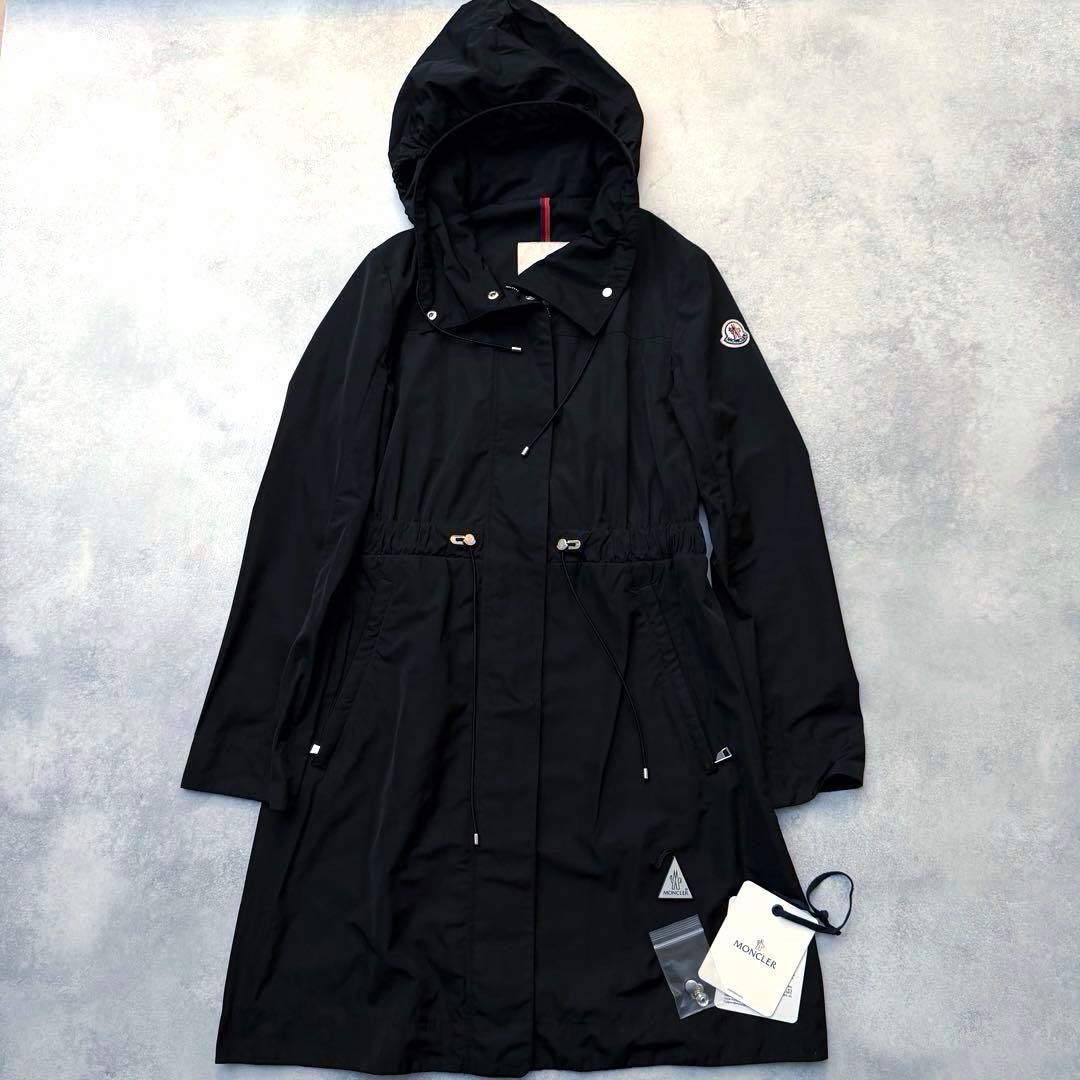 MONCLER モンクレール マラカイト ロングコート スプリング 黒 - メルカリ