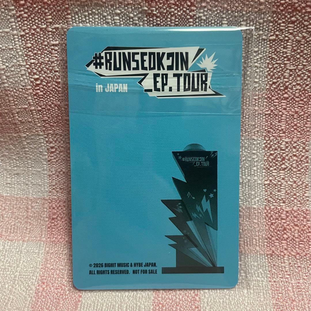RUNSEOKJIN EP.TOUR in JAPAN デジタルコード トレカ - メルカリ