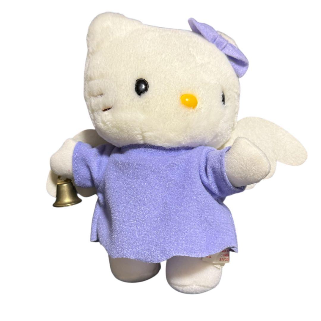 激レア 天使の羽と鈴 エンジェルキティちゃん ぬいぐるみ 非売品