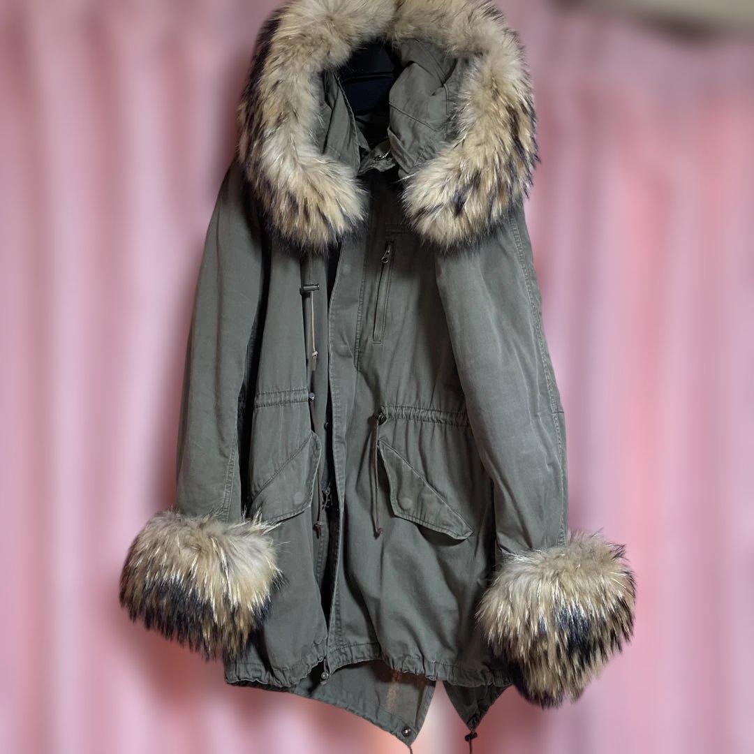 GOAチャイニーズラクーンファー付きモッズコート - メルカリ