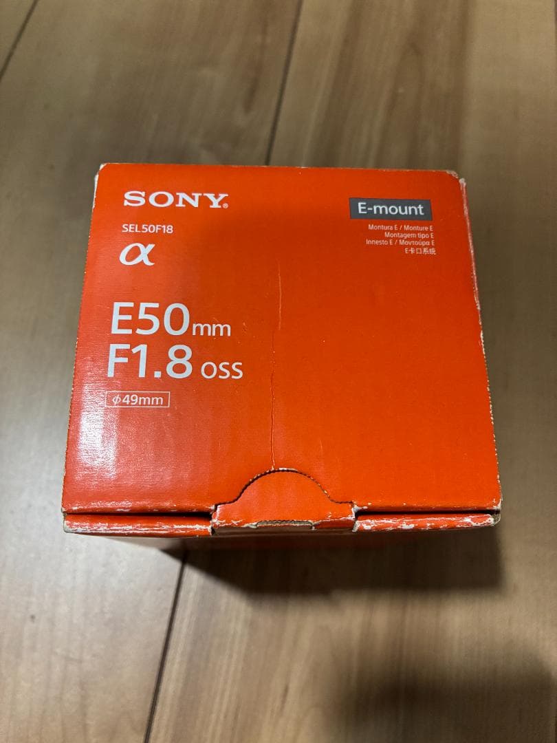 SONY 単焦点レンズ SEL50F18／E 50mm F1.8 OSS Sony - E 50mm F1.8 OSS Portrait Lens| SEL50F18