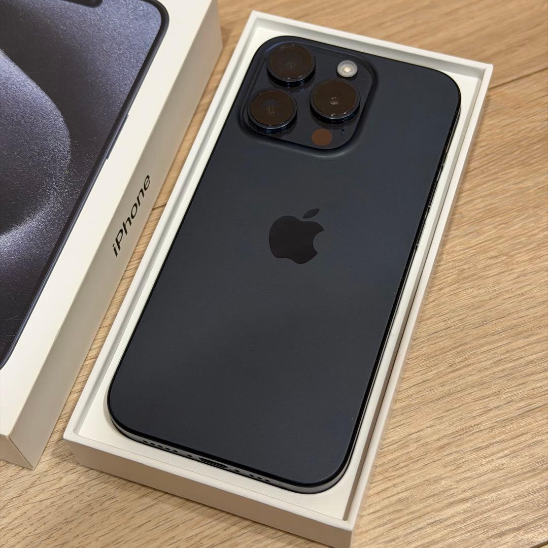 Apple iPhone 15 Pro ブルー 本体 256GB 美品 - メルカリ