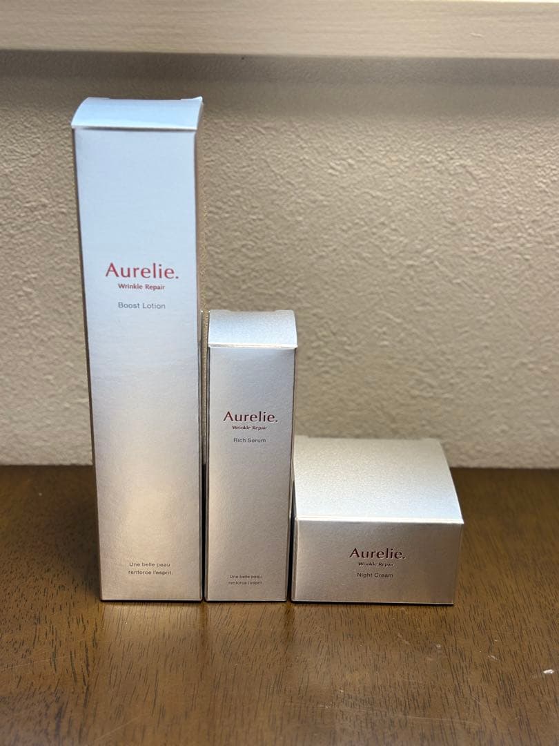 ⚪︎新品未開封　Aurelie オレリー　スキンケア3点セット ⚪︎新品未開封 Aurelie オレリー スキンケア3点セット - メルカリ