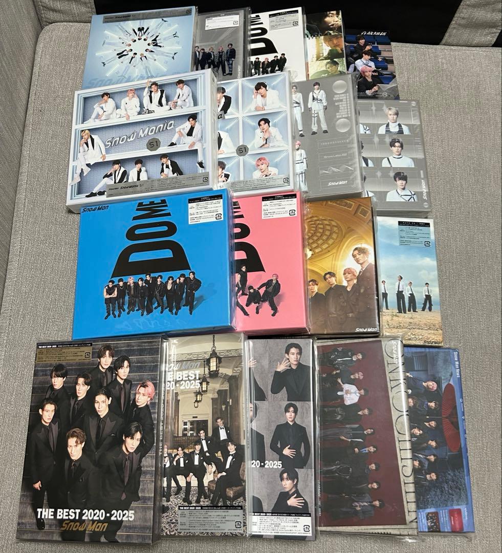 最新作網羅】SnowManシングルCD+アルバム+ライブBlu-rayセット