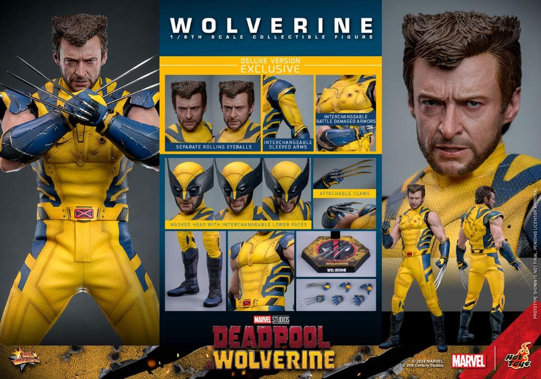 ホットトイズ ウルヴァリン デラックスバージョン フィギュア Wolverine (Deluxe Version) Sixth scale Figure by Hot Toys