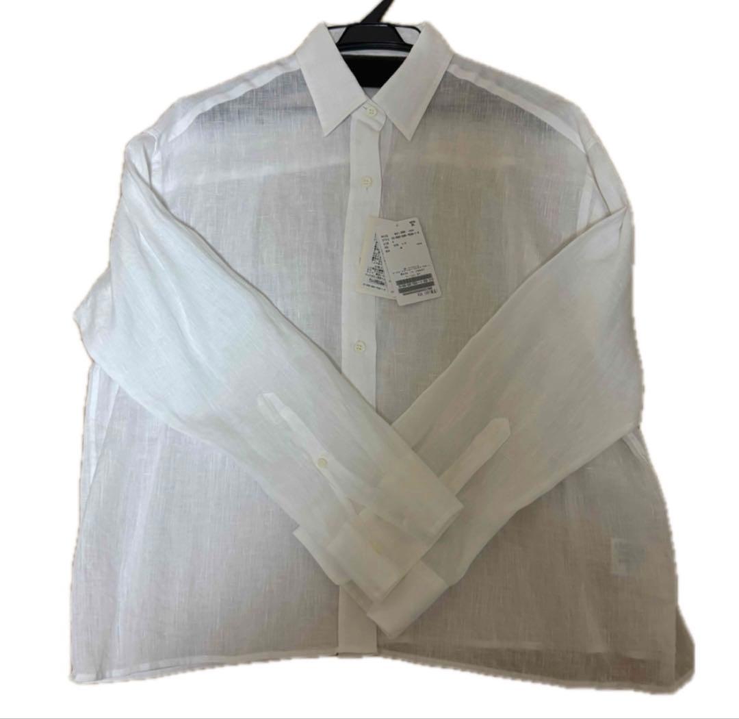 本日限定価格】タグ付き2025Deuxieme Classe リネンシャツ白 - メルカリ
