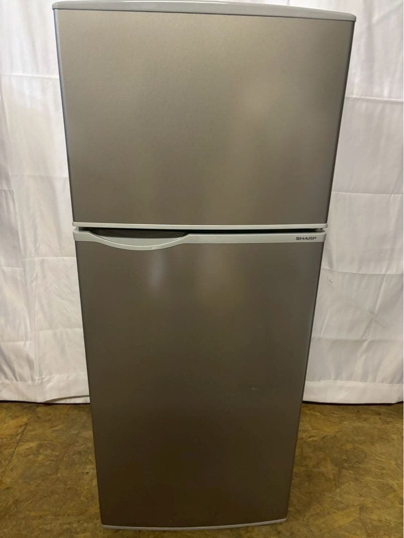 SHARP 2ドア冷蔵庫 SJ-H13E-S 2022年製 128L 右開き - メルカリ