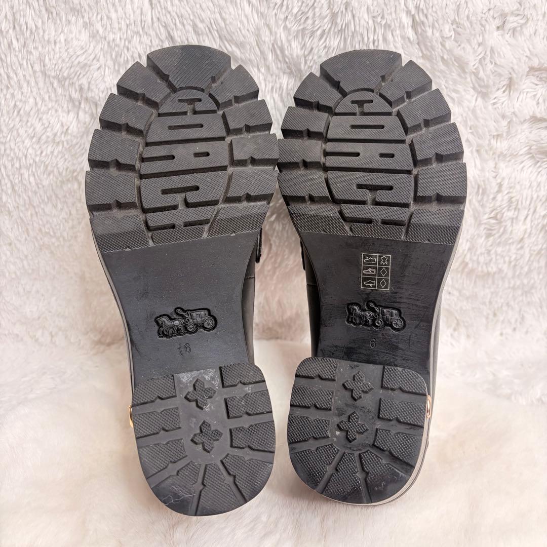 美品✨【COACH】コリーン ローファー CC948 ブラック レザー - メルカリ