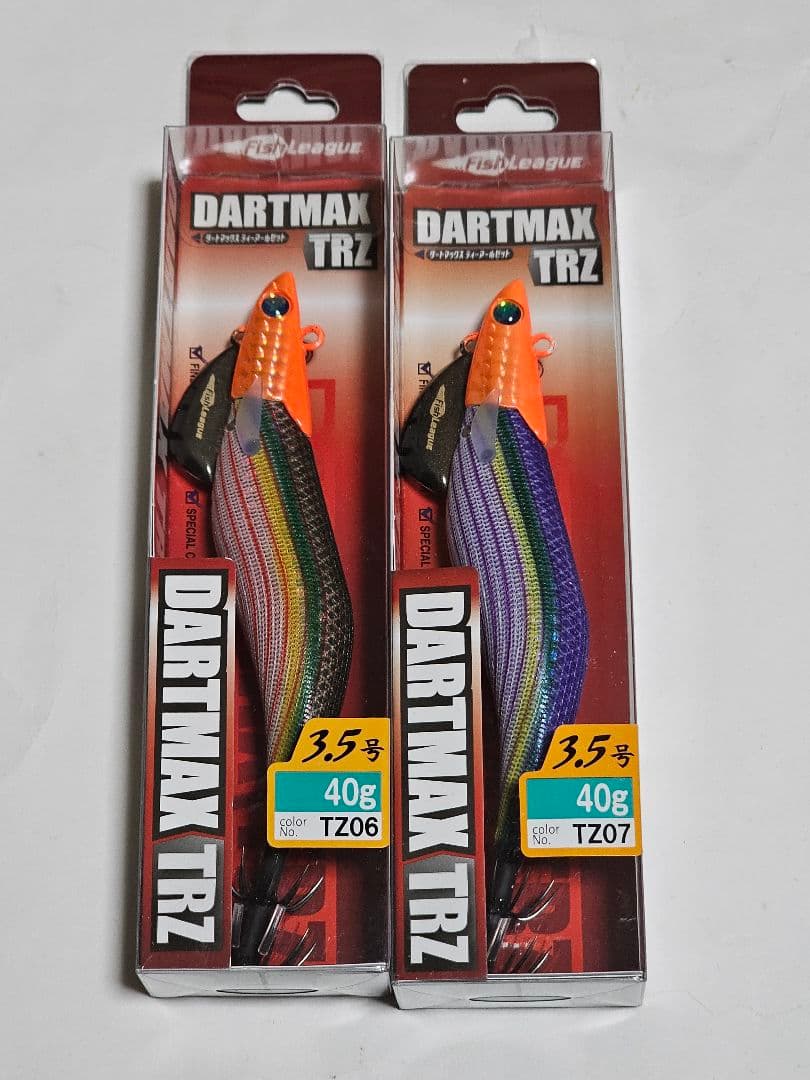 ダートマックスTRZ オレンジヘッド　新品　3.5号　40g　2個 フィッシュリーグ ダートマックス TRZ 3.5号 40g TZ06 オレンジヘッド