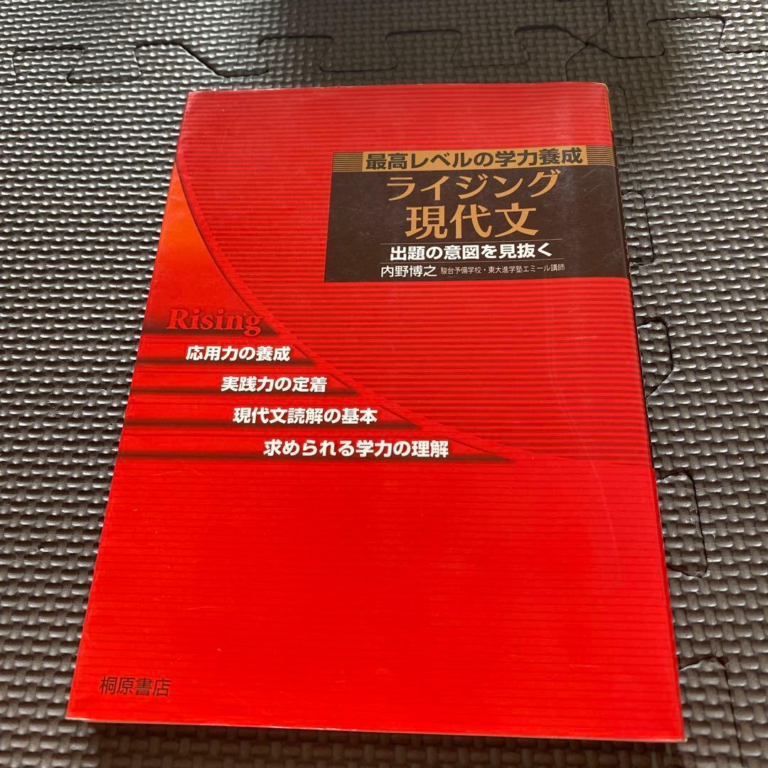 東大現代文にオススメ】ライジング現代文 最高レベルの学力養成 内野