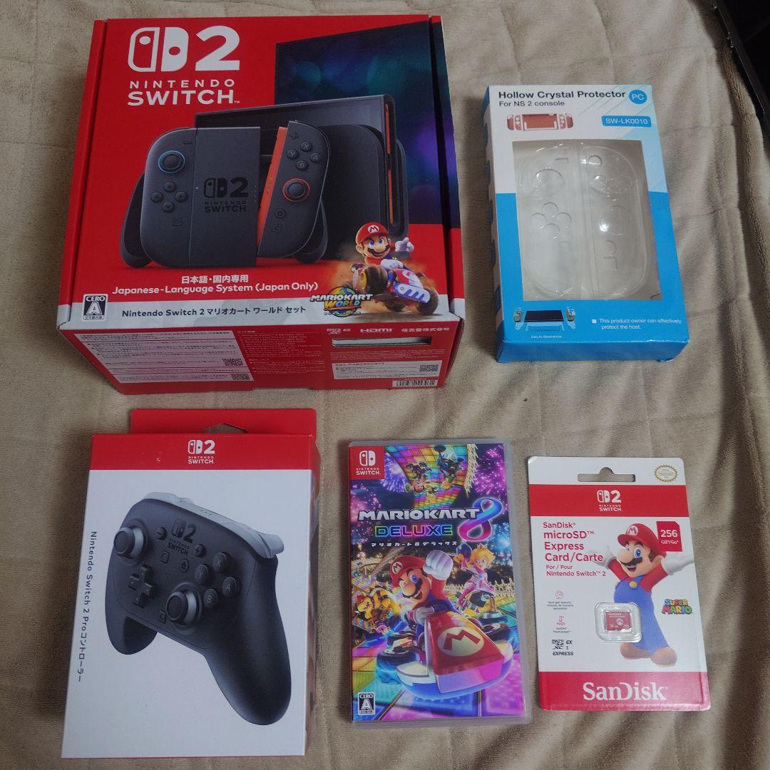 Nintendo Switch2 本体 日本語マリカセット プロコン2 メモカ付 - メルカリ