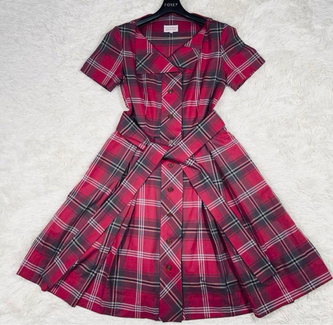 美品】ヴィヴィアンウエストウッドレッドレーベル ワンピース チェック