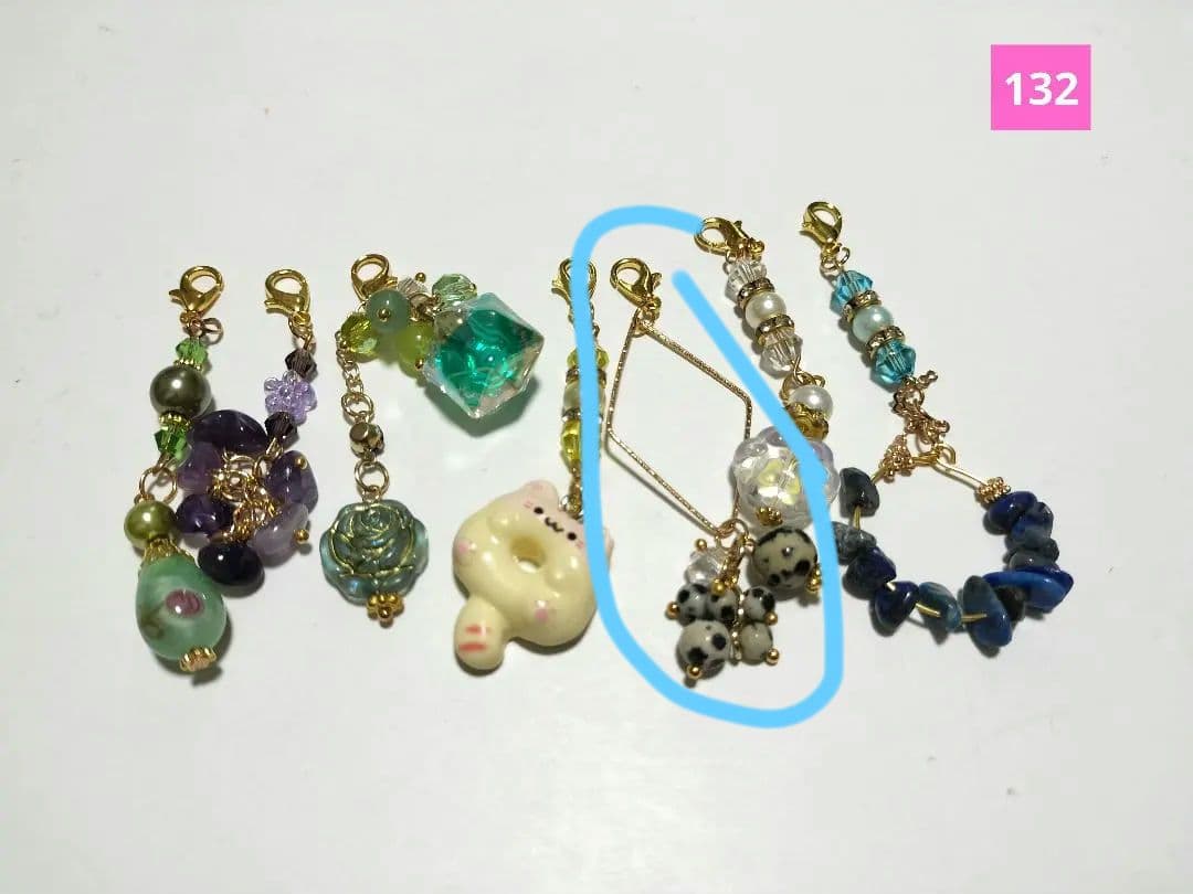 132，天然石❃チャーム オリジナルセット - メルカリ